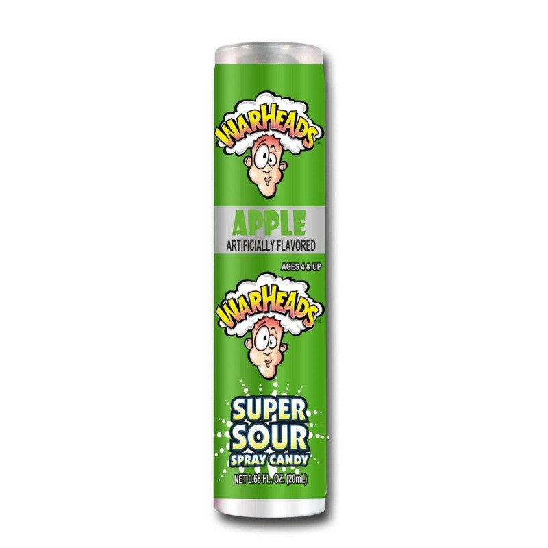 Izsmidzināmā konfekte Warheads Super Sour 20 ml.