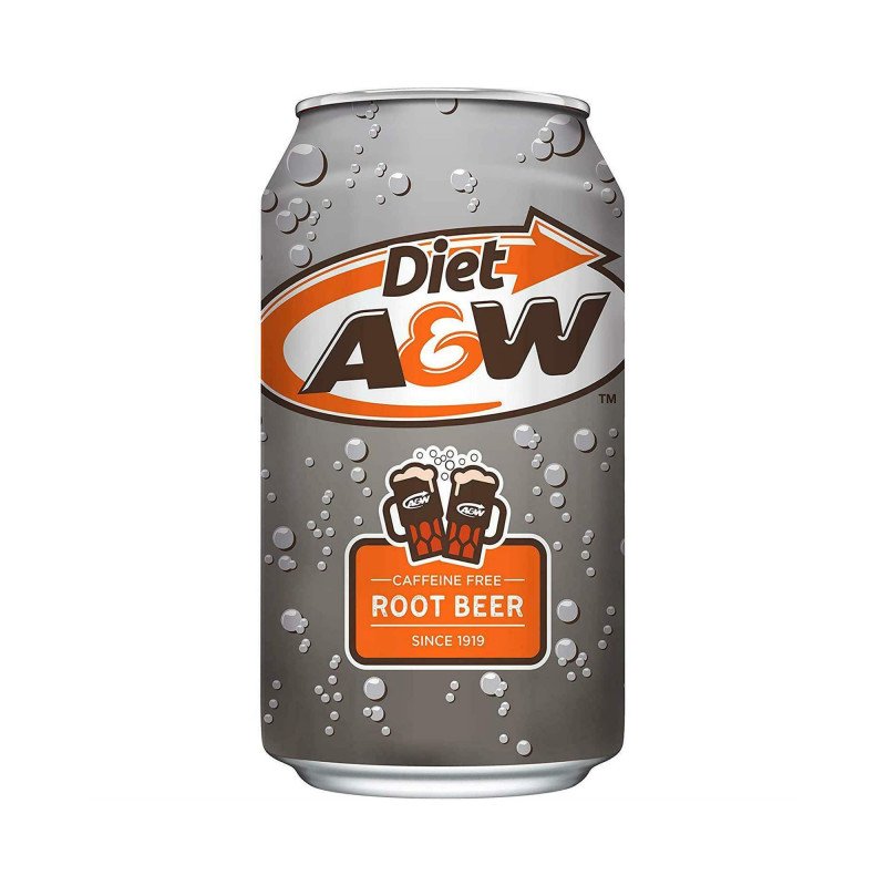 Dzēriens A&W Zero Sugar Root Beer 355ml
