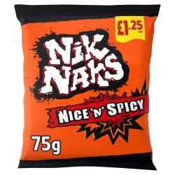 Catalogue|Nik Naks|Nik Naks Nice 'N' Spicy Flavour 75g