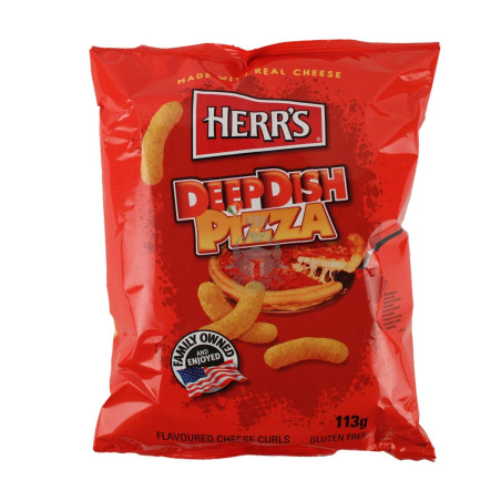 Kukurūzas nūjjiņas Herrs DeepDish pizza 113g