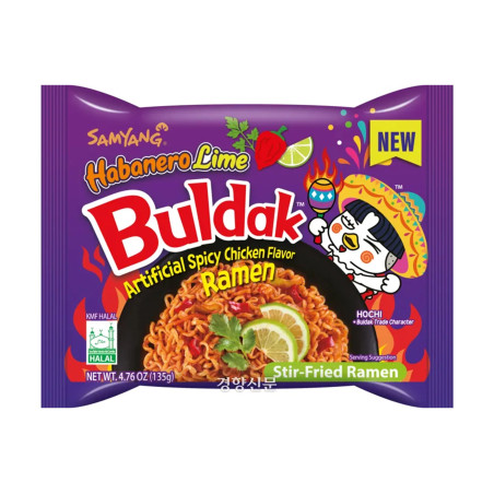 Ātri pag. nūdeles KR Buldak Habanero Lime 135 gr.