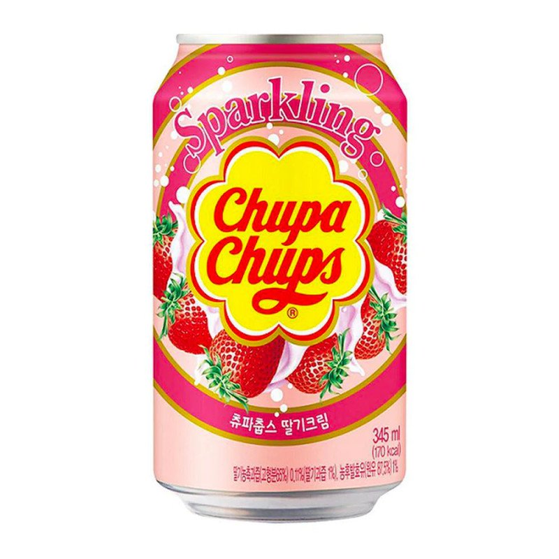 Dzēriens Chupa Chups Strawberry & Cream 345ml