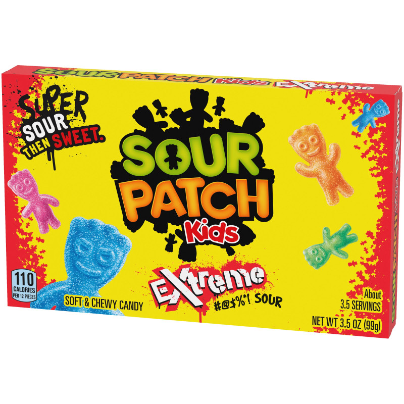Želejkonfektes Sour Patch Kids Extreme 99g