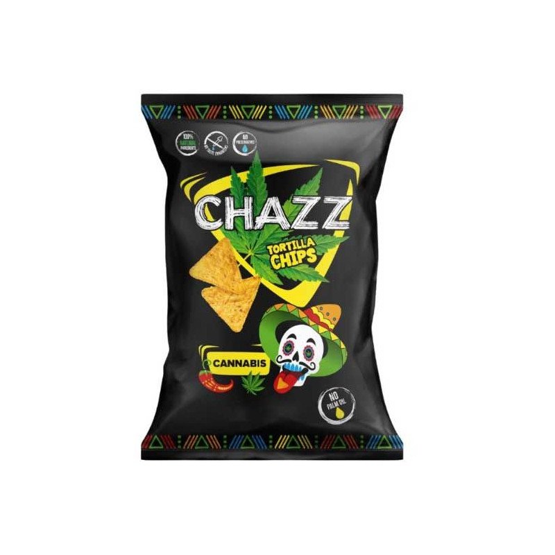 Chazz Tortilla Chips With Hemp And Jalapeño 100g