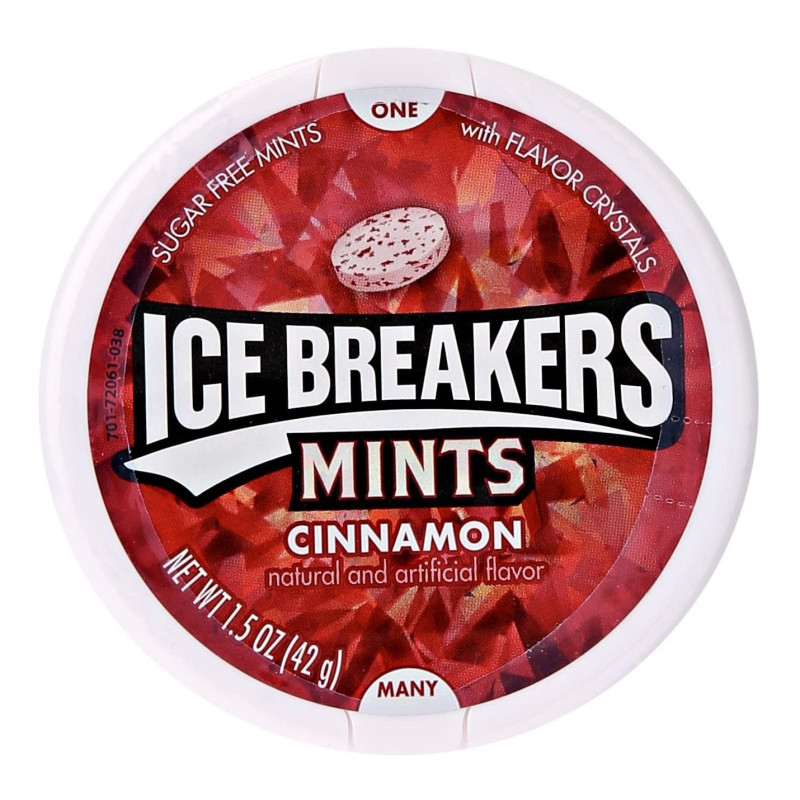 Dražejas Ice Breakers ar kanēļu garšu 42g