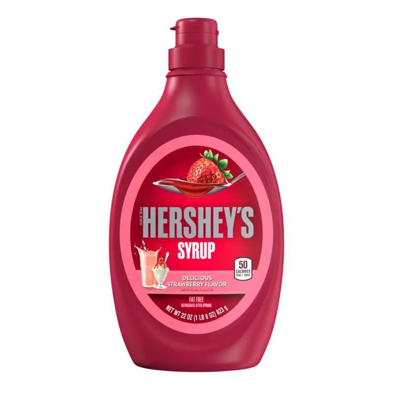 Creams and syrups|HERSHEY'S|Syrup Hershey's Strawberry 623g