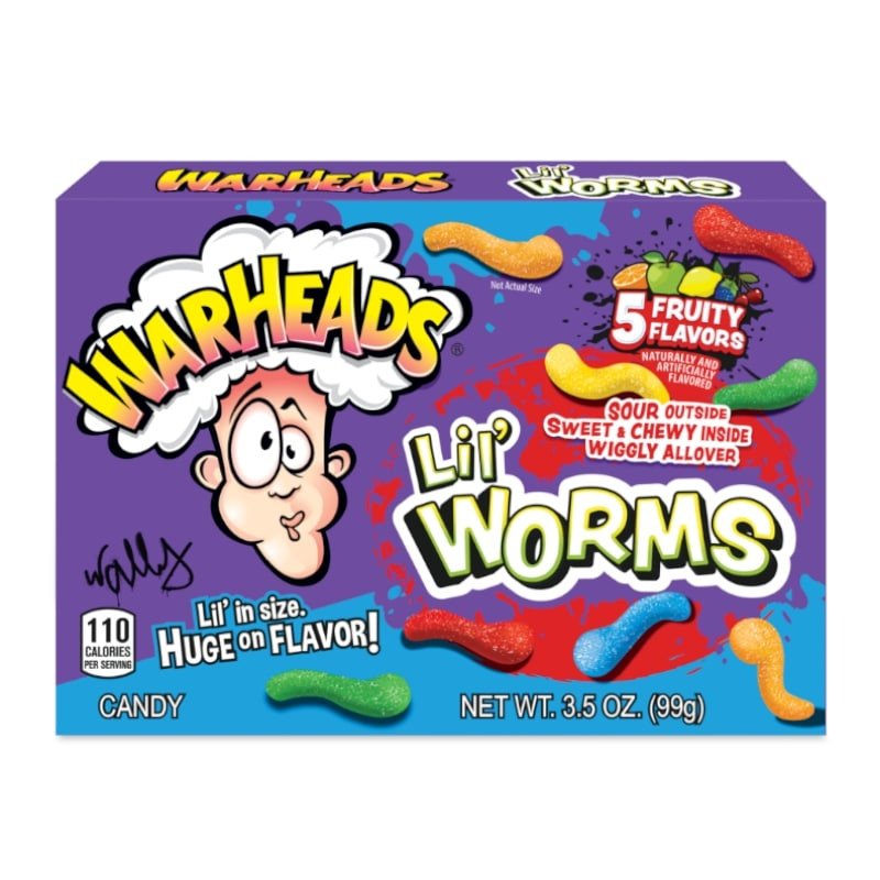 Catalogue||Warheads Lil' Worms 99g