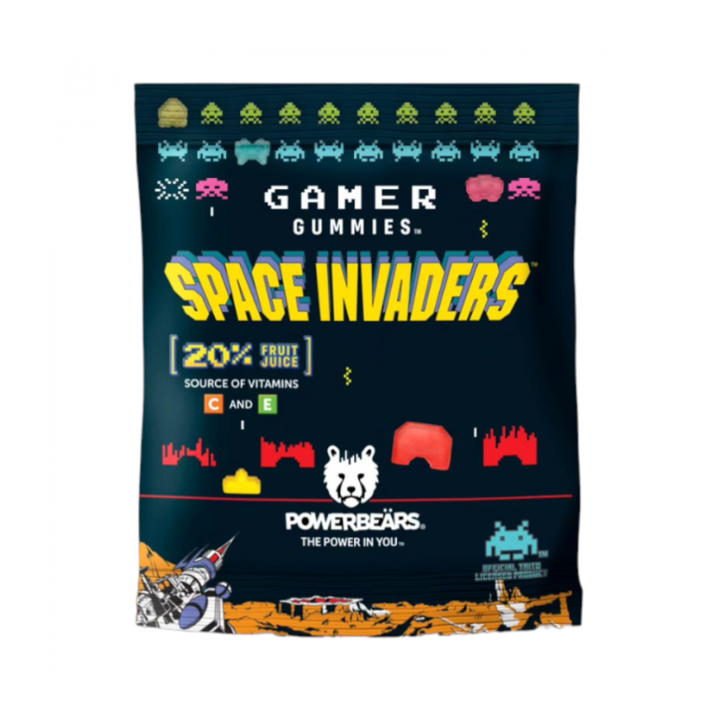 Catalogue||Jelly candies Powerbears Space Invaders 125g