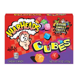 Candies|WARHEADS|Warheads Sour Chewy Cubes 113g