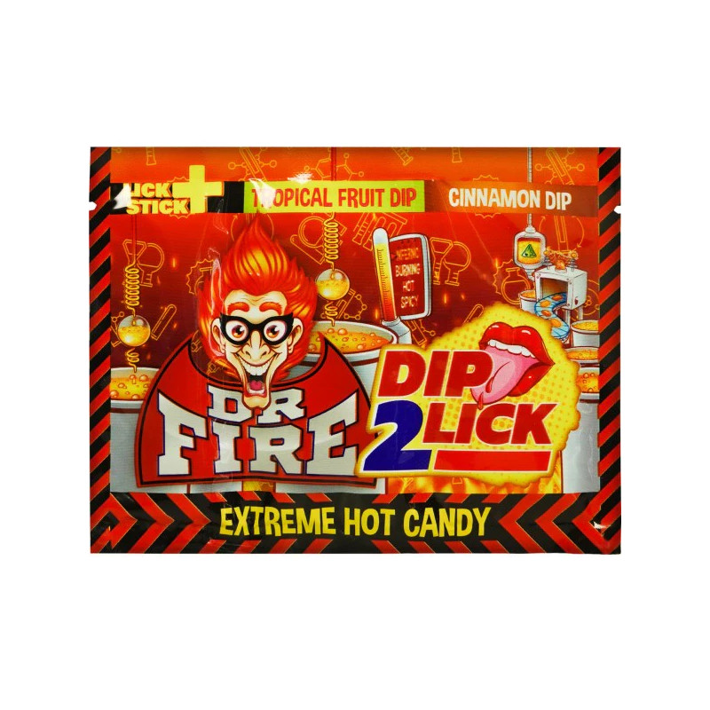 Catalogue|Dr. Fire|Lollipop and powder Dr. Fire Dip 2 Lick 18g