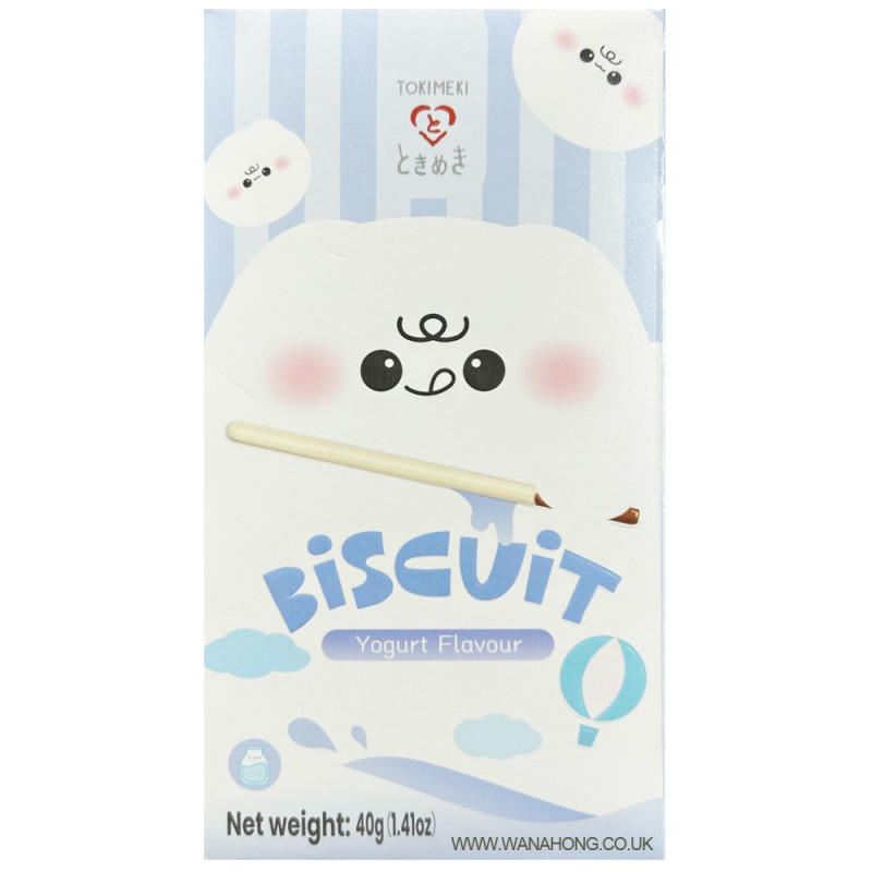 Asian goods|Tokimeki|Cepumu kociņi Biscuit ar jogurtu 40g