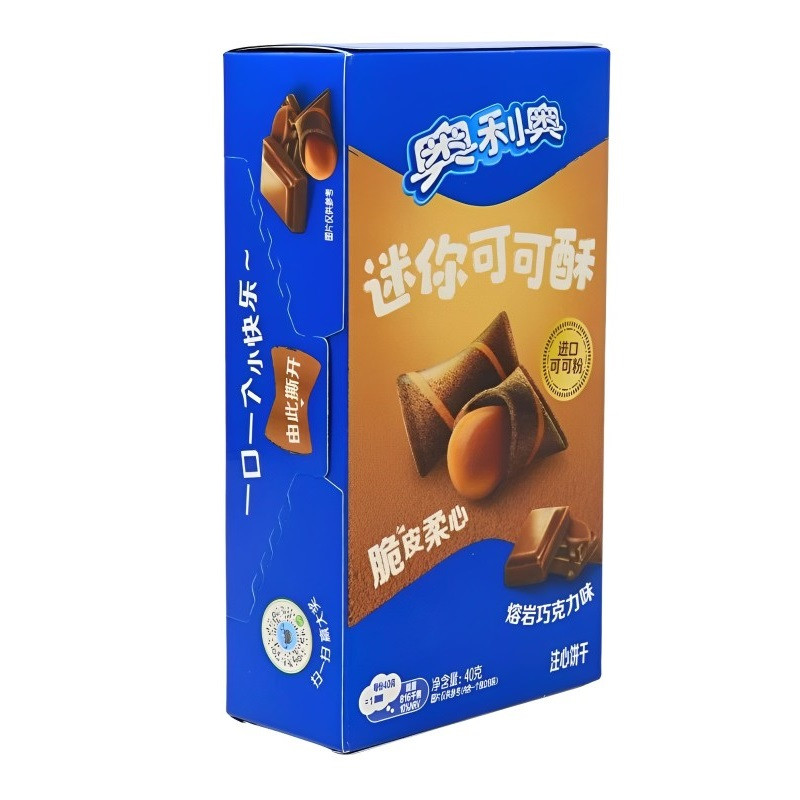 Snacks|OREO|Oreo mini Crisp Lava Chocolate 40g