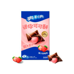 Snacks|OREO|Oreo mini Crisp Juicy Strawberry 40g