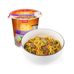 Ātri pag. nūdeles VIFON Cup Pho liellopa g. 60g