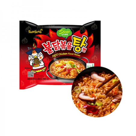 Ātri pagatavojamās nūdeles Hot Chicken stew