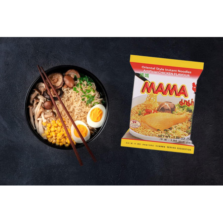 Ātri pagatavojamās nūdeles Mama ar vistas g. 60g