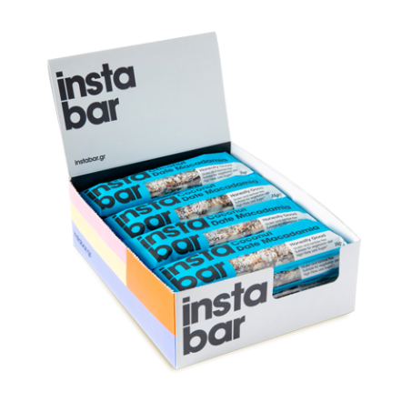 Batoniņš Instabar Makadāmijas un dateles 35g