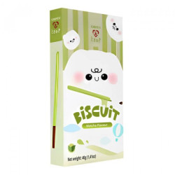 Cepumu kociņi Biscuit ar matcha garšu 40g