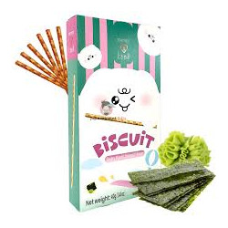 Cookies|Biscuit|Biscuit sticks with wasabi and seaweed 40g