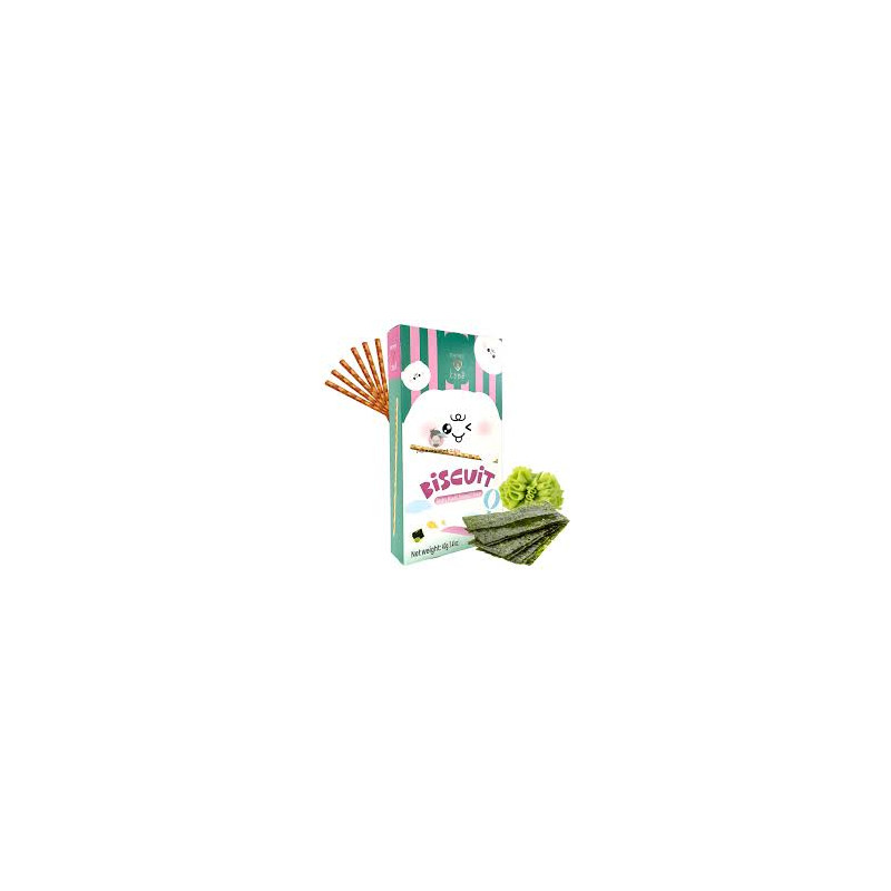 Cookies|Biscuit|Biscuit sticks with wasabi and seaweed 40g