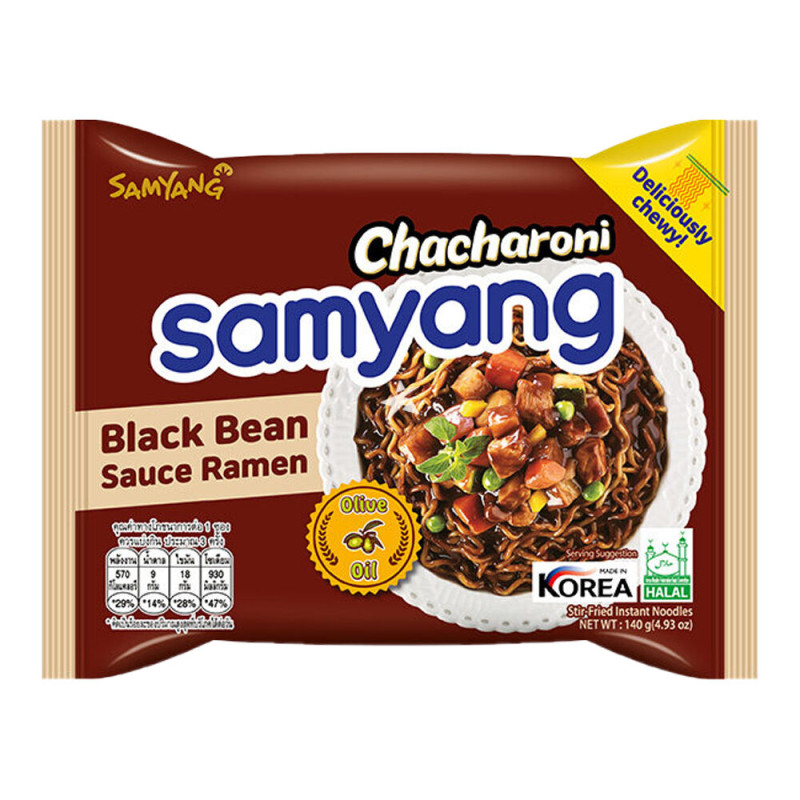 Noodles|Samyang|Instant noodle soup Samyang Jjajang Ramen Soy 140g