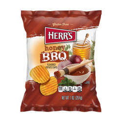 Home||Herrs BBQ Potato chips 28.4g