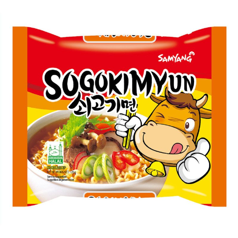 Noodles|Sogokimyun|Instant noodle soup Sogokimyun with beef 120g