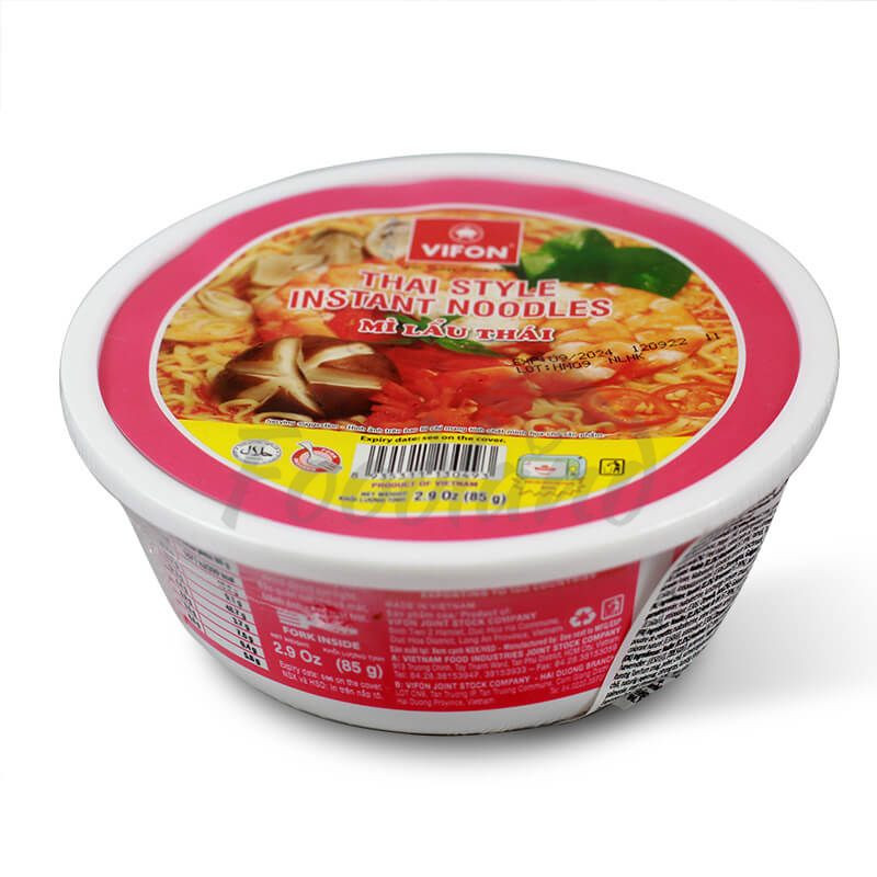 Лапша-суп быстрого приготовления VIFON Bowl Mi Lau Thai g. 85г