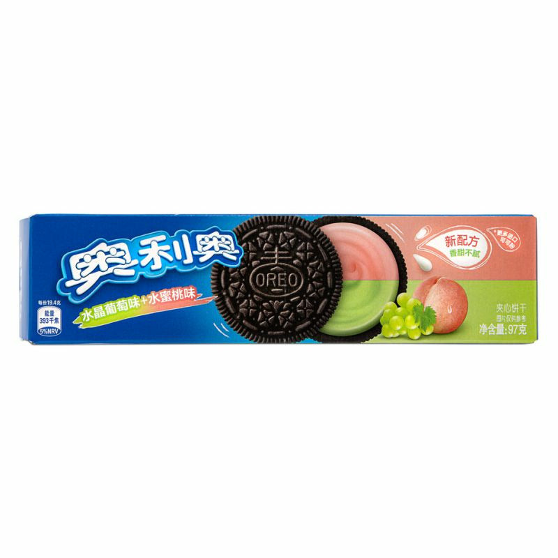 Печенье Oreo с виноградом и персиком 97г