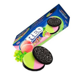 Sweets|OREO|Oreo cookies with grapes and peach 97g