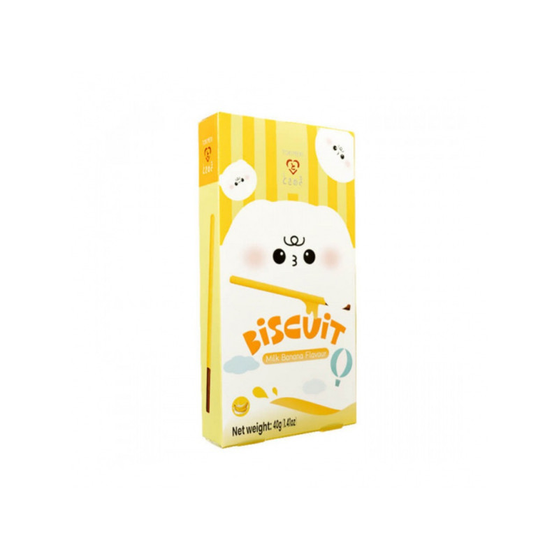 Asian goods|Biscuit|Biscuit stick cookies with banana flavor 40g