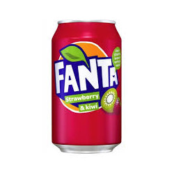 Dzēriens Fanta Strawberry & Kiwi 330ml