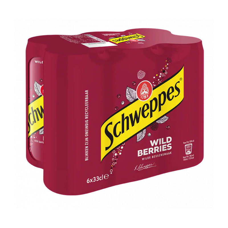 Dzēriens Schweppes Wild Berry 330ml