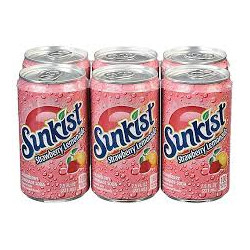 Dzēriens Sunkist Strawberry  lemonade 355ml