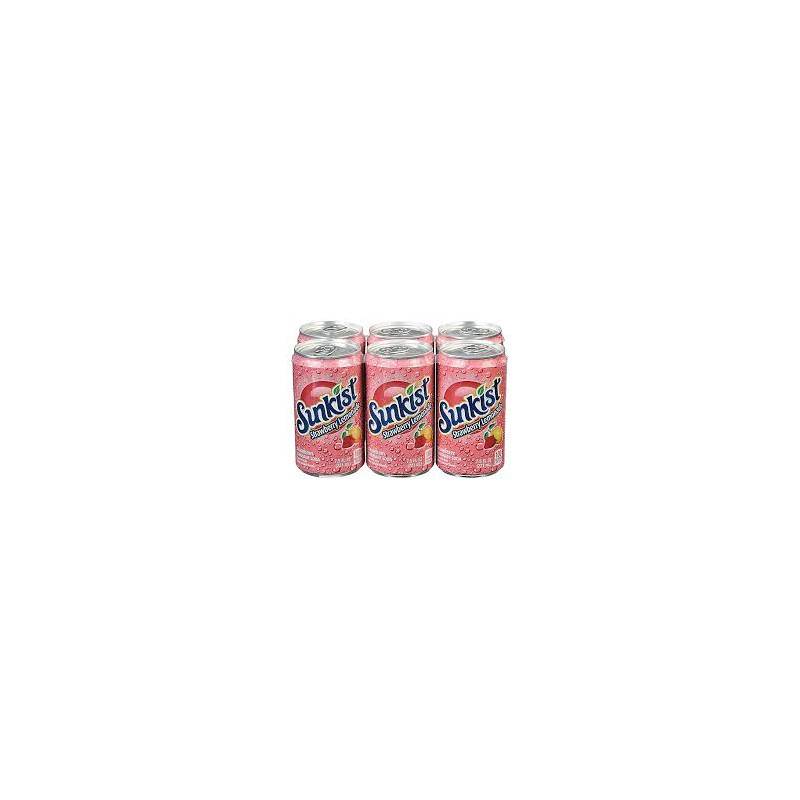 Dzēriens Sunkist Strawberry  lemonade 355ml