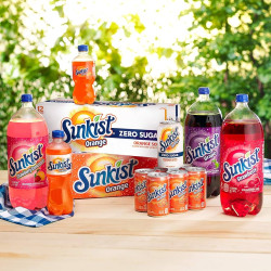 Dzēriens Sunkist Strawberry  lemonade 355ml