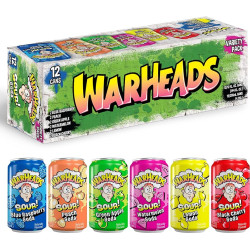 Dzēriens Warheads skābo kazeņu 330ml