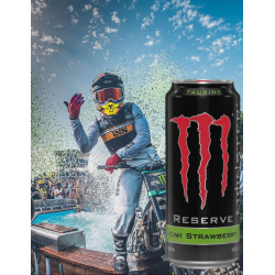 Enerģijas dzēr. Monster Reserve Kiwi Strawberry (ASV)  473ml