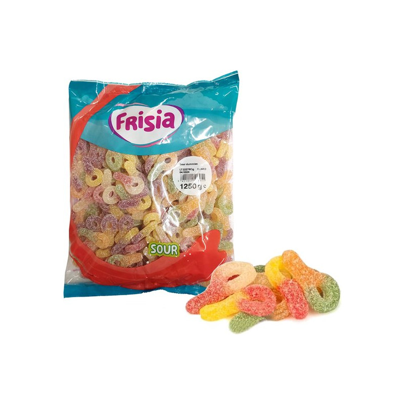 Goods to be weighed||Jelly candies Frisia Veggie Zure Tutters 3kg