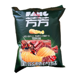 Chips||Potato chips Fangfang BBQ 116g