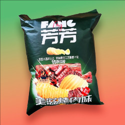 Chips||Potato chips Fangfang BBQ 116g