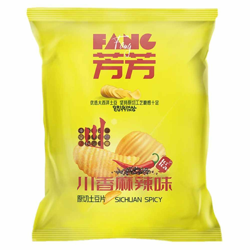 Chips||Potato chips Fangfang Sichuan Spicy 116g