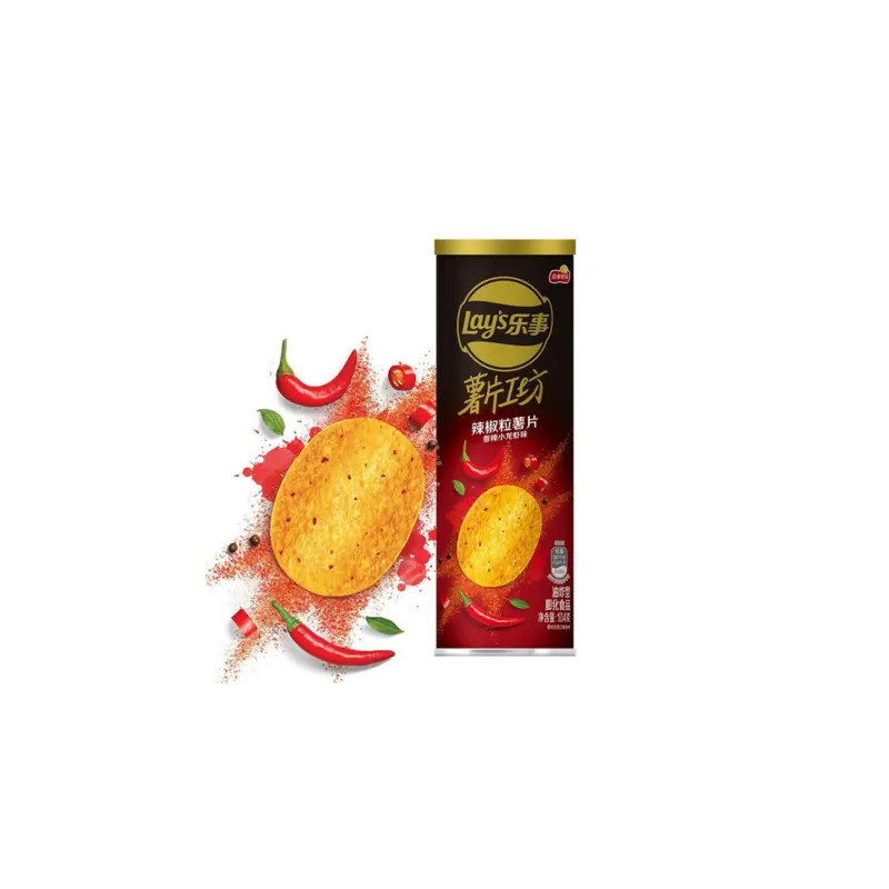 Asian goods||Potato chips Lay's Chili Pepper Crayfish 104g