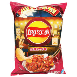 Картофельные чипсы Lay's с остро-сладкой курицей 70г