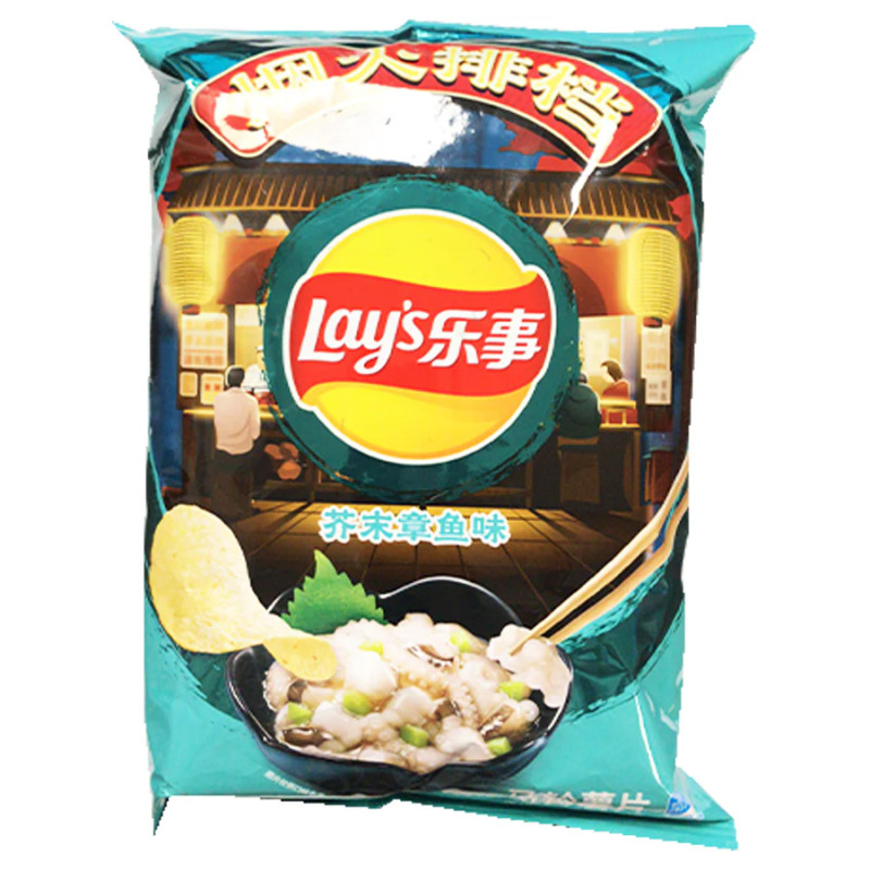 Картофельные чипсы Lay's с горчицей и осьминогом 70г