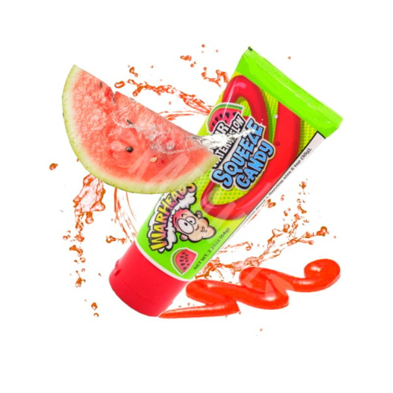 Candies||Gel Candies Warheads Squeeze sour watermelon 64g