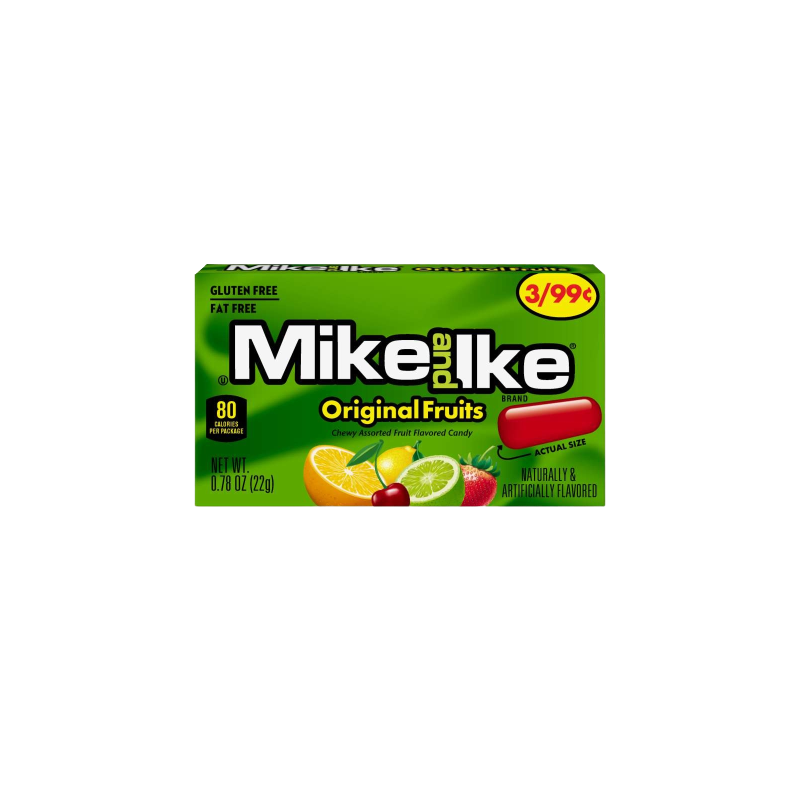 Конфеты Mike&Ike Original Fruits 22г