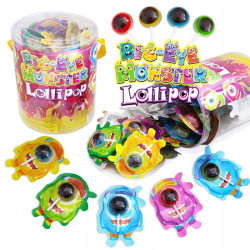 Chewing gum and lozenges||Lollipop Big-Eye Monster 15g