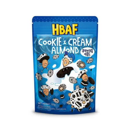 Mandeles HBAF Cookie&Cream 120g