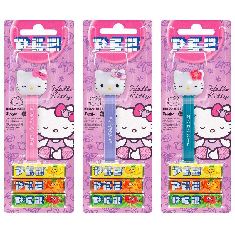 Candies||Hello Kitty Yoga PEZ lozenges with dispenser 17g